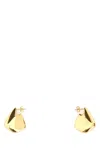 Bottega Veneta Large Fin Earrings In Gold