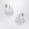 Bottega Veneta Earrings Fin Mini Silver
