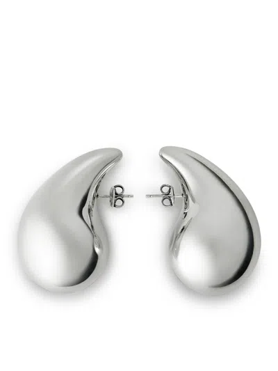 Bottega Veneta Earrings Sterling Silver In Metallic