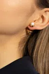 Bottega Veneta Earrings With Pearls In Gold
