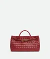 Bottega Veneta Andiamo East-west Rosewood Bag In Rosewood