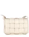 Bottega Veneta Ecru Lambskin Leather Padded Cassette Bag (authentic Pre-loved) In Neutral
