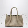 Bottega Veneta Ecrù Small Pinacoteca Bag In Beige