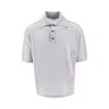 Bottega Veneta Light Grey Melange T-shirt In Gray