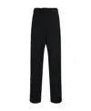Bottega Veneta Elastic Belt Wool Casual Pants In Black
