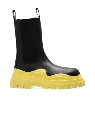 Bottega Veneta Elastic Details And Ankle Boots In Black