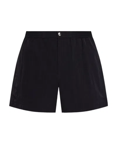 Bottega Veneta Elastic Shorts In Black