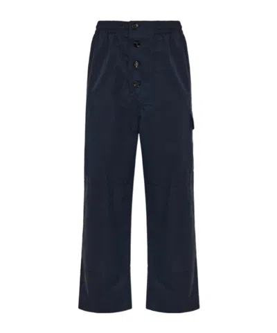 Bottega Veneta Elastic Waist Casual Pants In Black