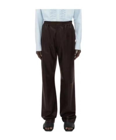 Bottega Veneta Elastic Waist Casual Pants In Black