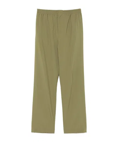 Bottega Veneta Elastic Waist Casual Pants In Green