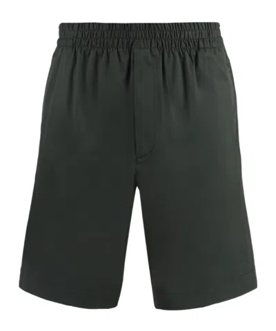 Bottega Veneta Elastic Waist Shorts In Black