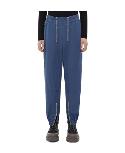 Bottega Veneta Elastic Waist Sweatpants In Blue