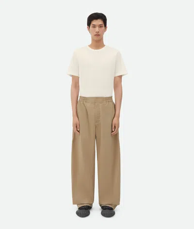 Bottega Veneta Elasticated Tech Nylon Trousers In Beige