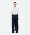 Bottega Veneta Elasticated Tech Nylon Trousers In Blue