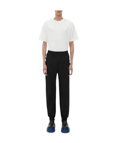 Bottega Veneta Elasticated-waistband Trousers In Black