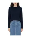 Bottega Veneta Elbow-patches Jumper In Black