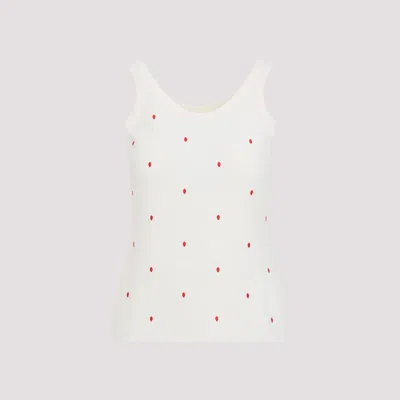 Bottega Veneta Elegant Cotton Blend Tank Top For Summer 2025 In White