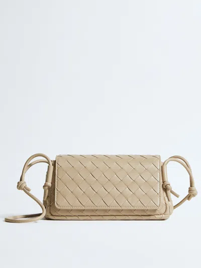 Bottega Veneta Elegant Mini Compartment Bag With Adjustable Strap In Blue