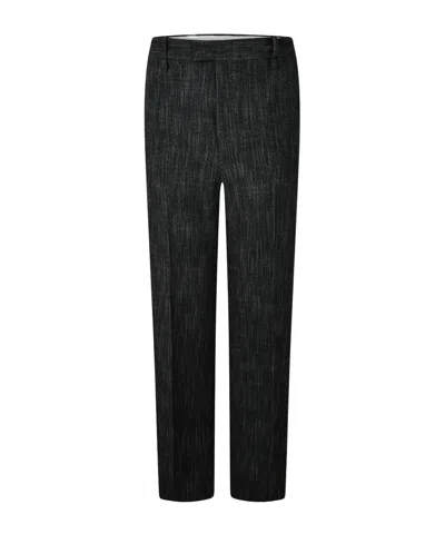 Bottega Veneta Elegant Straightleg Trousers In Black