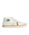 Bottega Veneta Men's Eliot Mid-top Sneakers In Neutral