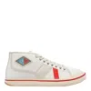 Bottega Veneta Men's Eliot Mid-top Sneakers In Neutral