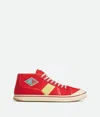 Bottega Veneta Sneakers Summer In Tela Rossa  Uomo In Scarlet/tomato