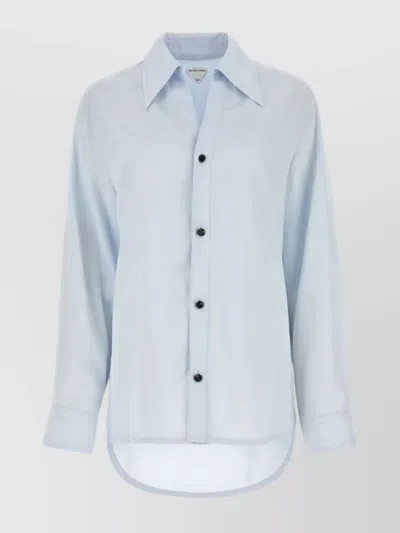 BOTTEGA VENETA ELONGATED BACK TWILL SHIRT