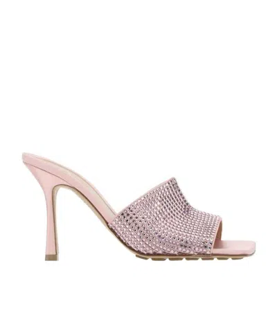 BOTTEGA VENETA BOTTEGA VENETA EMBELLISHED STRETCH MULES