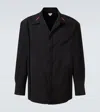 Bottega Veneta Camicia In Lana Nera  Uomo In Black