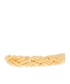 Bottega Veneta Embossed Decorative Bracelet In Yellow