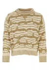 Bottega Veneta Embroidered Cotton Blend Sweater