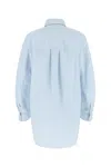 Bottega Veneta Embroidered Cotton Oversize Shirt In 8976