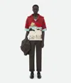 Bottega Veneta Embroidered Intarsia Wool Shirt In Red