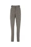 Bottega Veneta Women Embroidered Stretch Viscose Blend Pant In Multicolor