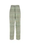 Bottega Veneta Embroidered Viscose Blend Palazzo Pant In Dewdropmulticolour