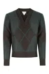 Bottega Veneta Embroidered Wool Blend Sweater
