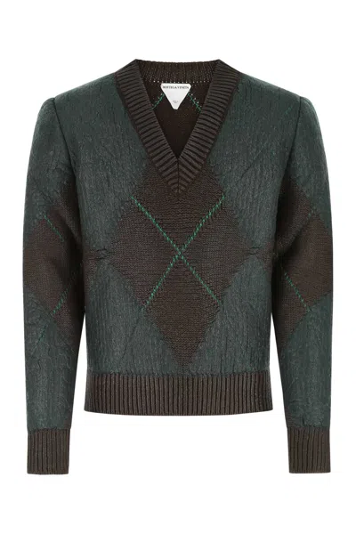 Bottega Veneta Embroidered Wool Blend Sweater In 2183