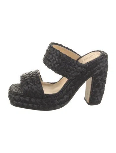 Pre-owned Bottega Veneta Espadrilles In Black