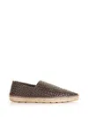 Bottega Veneta Cord Midsole Nappa Leather Espadrilles In Fondente