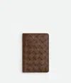 Bottega Veneta Small Intrecciato Notebook Cover In Brown