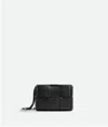 Bottega Veneta Cassette Airpods Case On Strap In Black