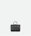 Bottega Veneta Intrecciato Airpods Holder On Hook In Black