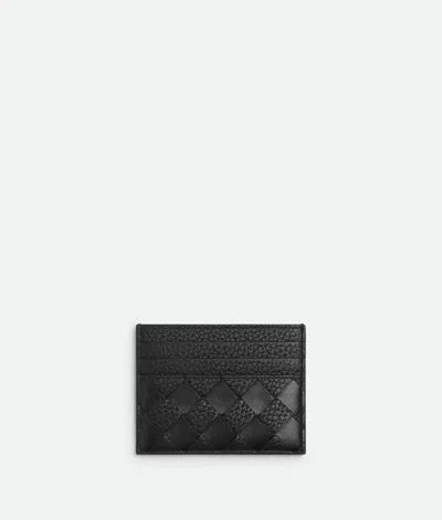 Bottega Veneta Intrecciato Credit Card Case In Black