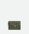 Bottega Veneta Andiamo Zipped Card Case In Green