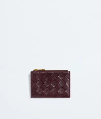 Bottega Veneta Bottega  Veneta Intrecciato Zipped Card Case