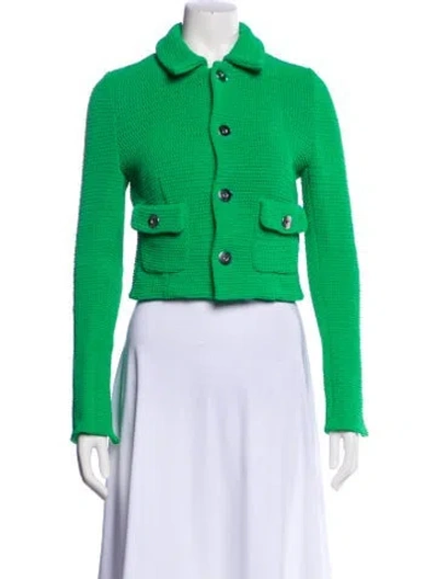 Pre-owned Bottega Veneta Evening Jacket In Green