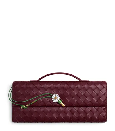 Bottega Veneta Exclusive Lambskin Daisy Andiamo Clutch Bag In Brown