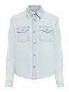 Bottega Veneta Denim Shirt In Blue