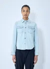 Bottega Veneta Extra Bleach Denim Shirt In Blue