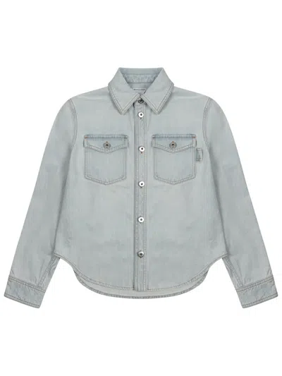Bottega Veneta Extra Bleach Shirt In Blue